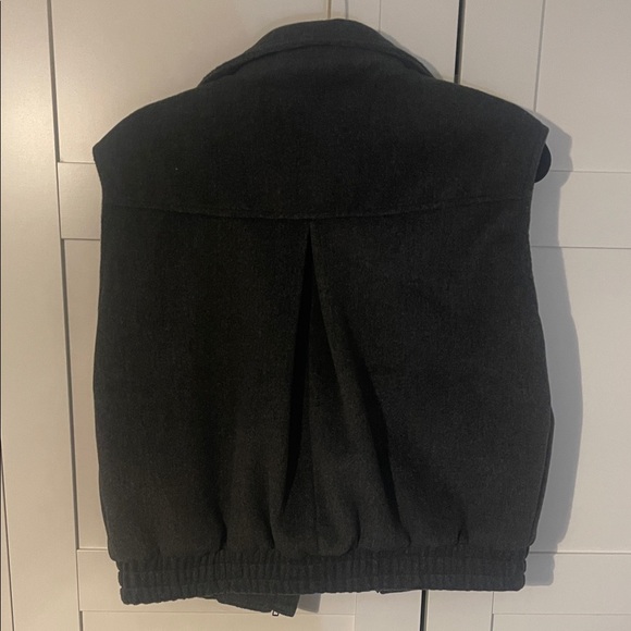 HYFVE Black Wool Snap-Front Vest - Picture 5 of 5